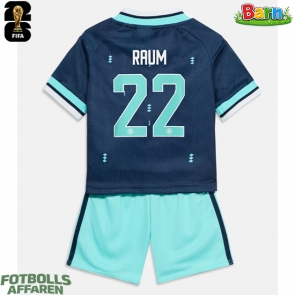 Tyskland David Raum #22 Bortaställ Barn VM 2026 Kortärmad (+ Korta byxor)